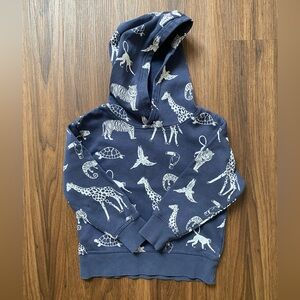 H&M | Kids Navy Animal Print Hoodie